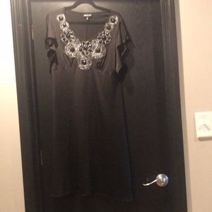 2/$20 Jeweled neckline dress